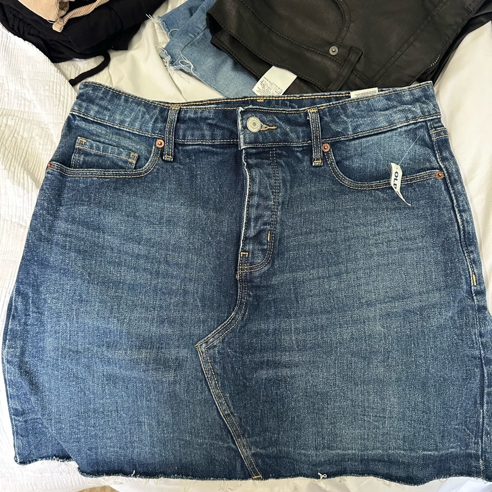 Old Navy High-Rise Denim Skirt